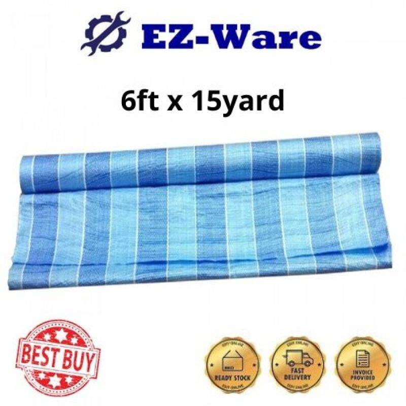 Blue White Canvas Roll Tarpaulin Canopy Kanvas Biru Putih Khemah (6ft x 15yd)