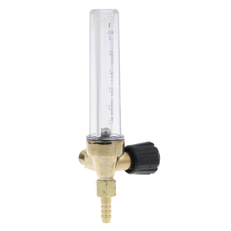 1/4PT Thread 7mm Barb Argon Ar CO2 Gas Flow Meter Ar Welding Regulator 0.35 MPA