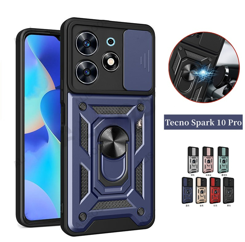 Armor Shockproof Case for Tecno Spark Phones Compatible with Tecno Spark 10Pro,Tecno Spark 10 4G,Tecno Spark 8C,Tecno Spark Go 2022, and Tecno Spark 9，Tecno Spark 8pro,Tecno Spark 10C