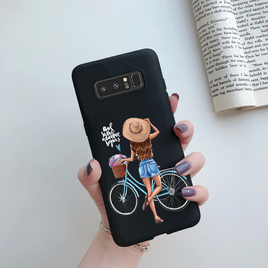 For Samsung Galaxy Note 8 Note 9 Note 10 Note 10 Plus Note 10+ Case Stylish Pattern Casing Soft Slim Matte Phone Case Cover