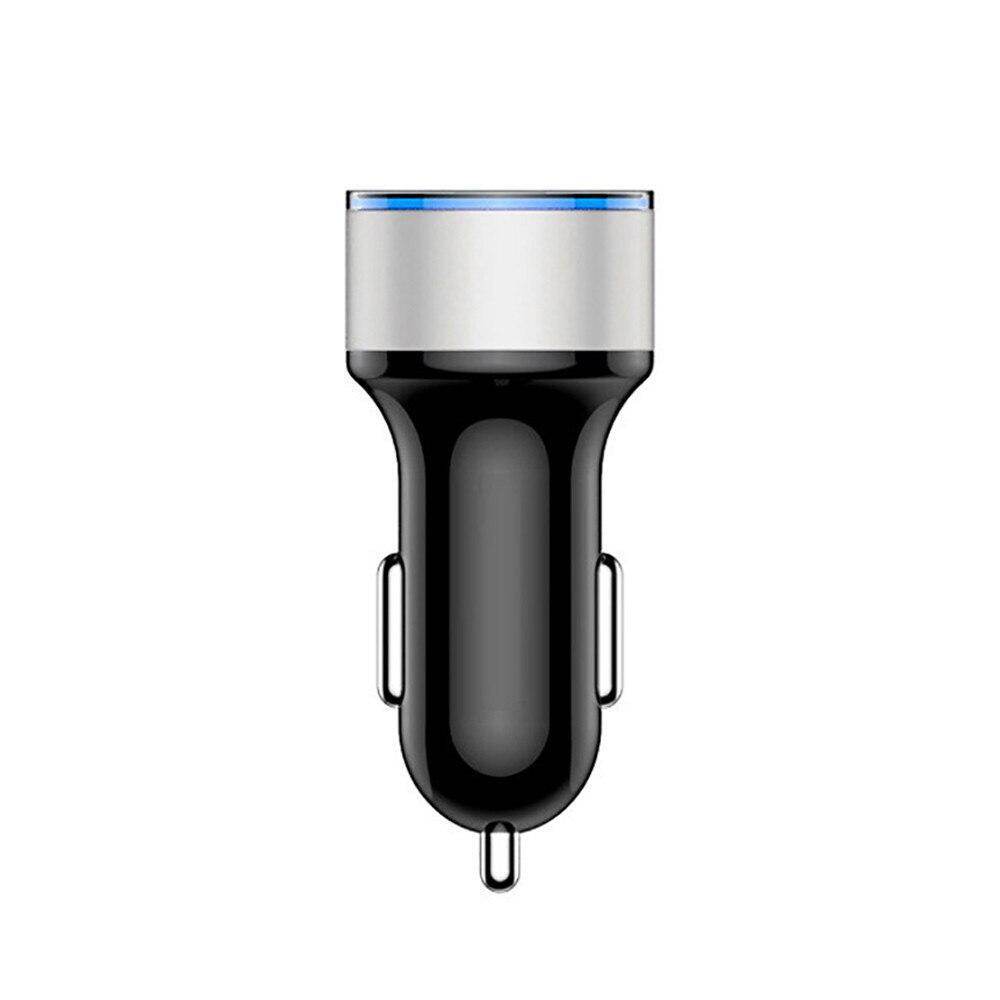 3.1a dual usb car charger digital lcd voltage current display 12-24v to 5v converter cigaret socket lighter phone charger