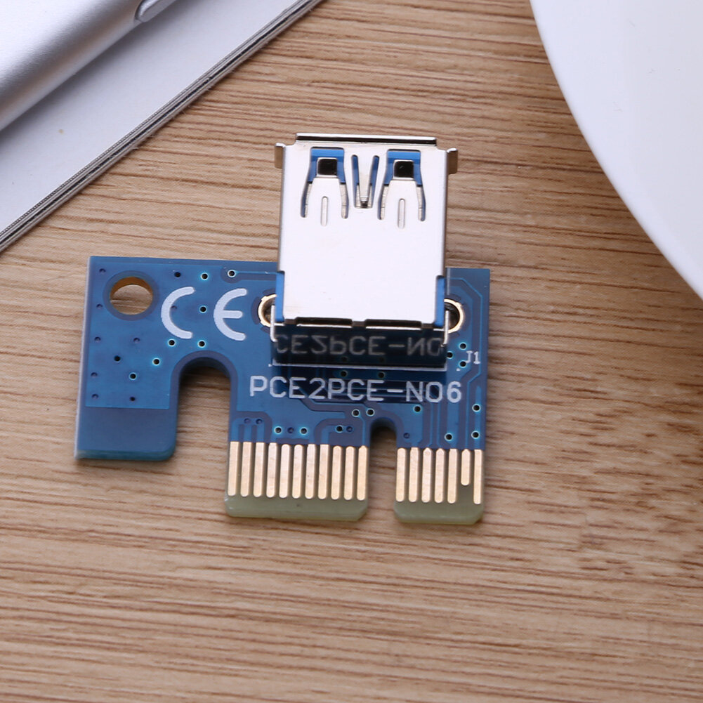 PCIe X1 Adapter PCI E 1X to USB 3.0 Female for PCI Express Riser Mining