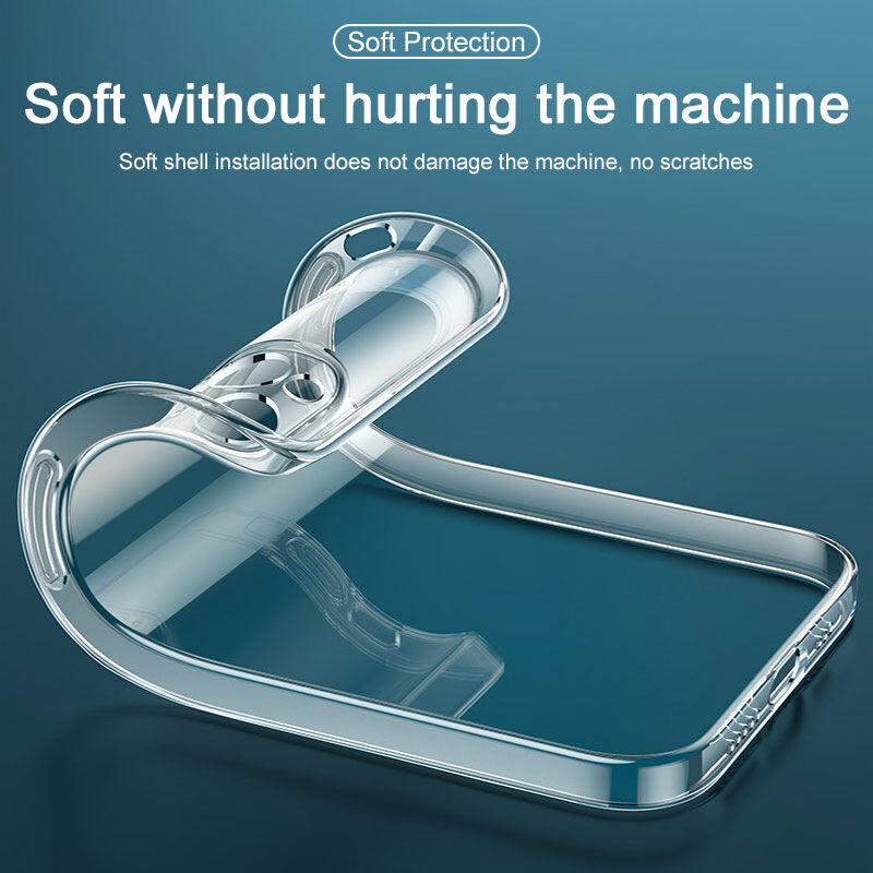 Ultra Thin Lens Protection Phone Case For iPhone 12 Pro Max Soft Back Cover iPhone 11 Pro Max Transparent Silicone Case 12 Mini