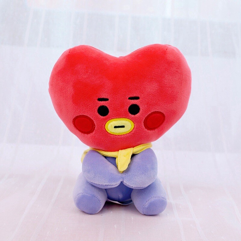 bts heart plush