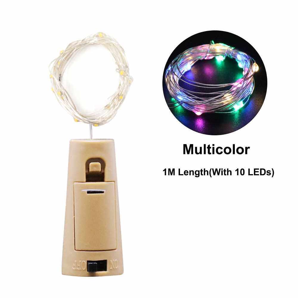 LED Wine Bottle Cork Stopper String Lights FOR Fairy Party Xmas Festival Lamps