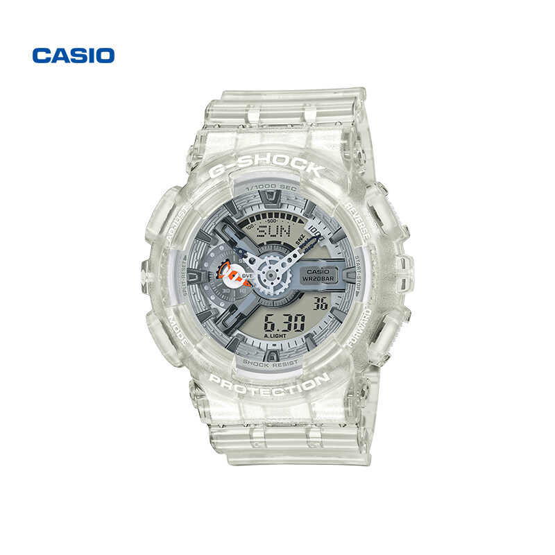 Casio flagship store GA-110CR ice tough trend men's sports watch Casio official authentic G-SHOCK Shockproof, fully automatic calendar, world time