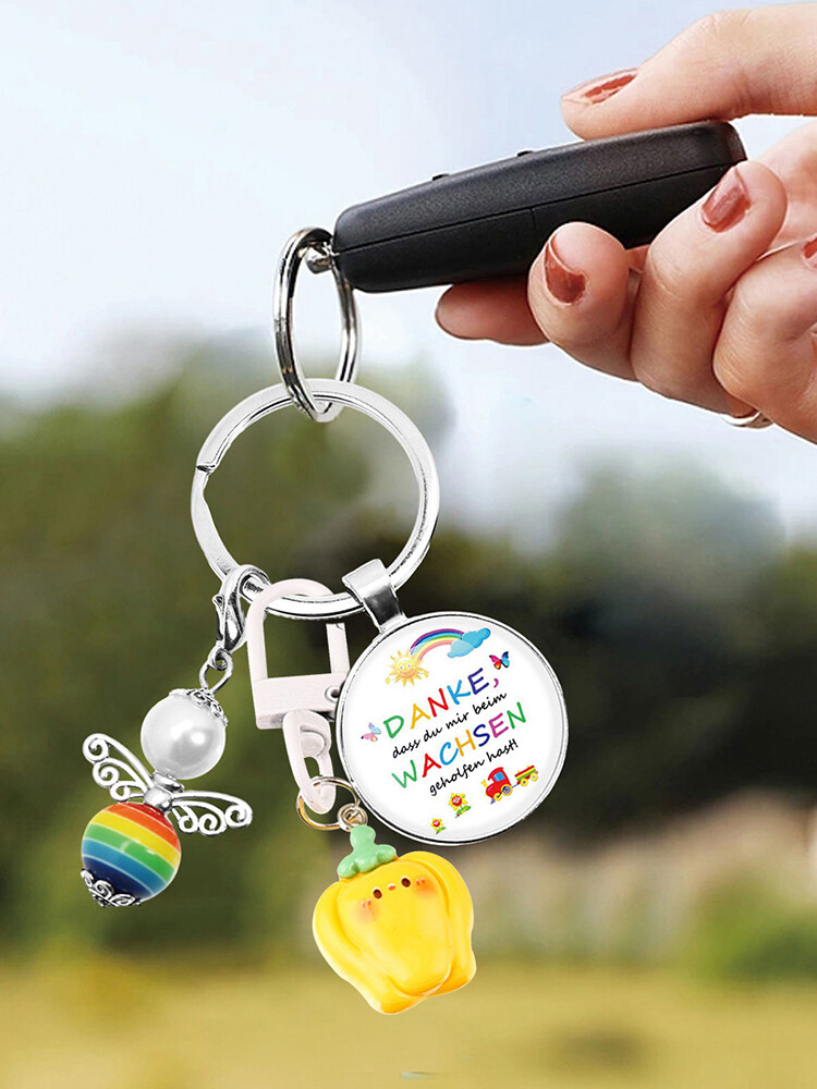 Funny Fruit and Vegetable Shaped Key Chain