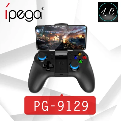 Ipega PG-9129 Wireless Gamepad bluetooth Joystick Console Trigger PUBG Controller with Phone Holder for iOS Android Smartphone and PC