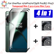 4 Trong 1 Cho OPPO Oneplus 11 / 10 Pro/10T/9 / 8 Pro/8/7 Pro/7 5G Bọc Hoàn Toàn Màn Hình Kính HD Cho OPPO Oneplus 10 Pro 5G 2 Chiếc Cường Lực kính Miếng Bảo Vệ Màn Hình + 2 Chiếc Oneplus 10T Ống Kính Máy Ảnh Bảo Vệ Cho OPPO