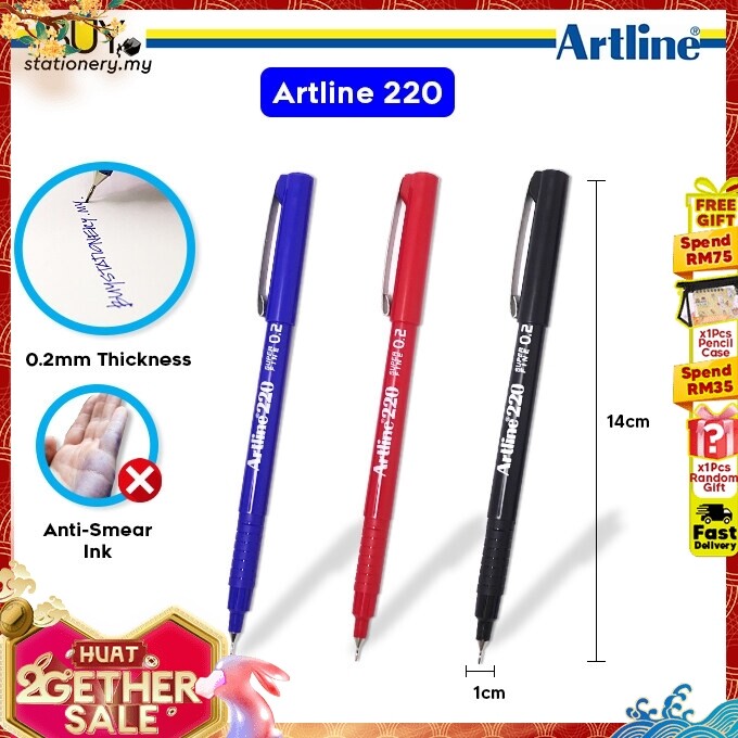 Artline Pen Drawing Pen Artline 200 Artline 210 Artline 220 Fineliner