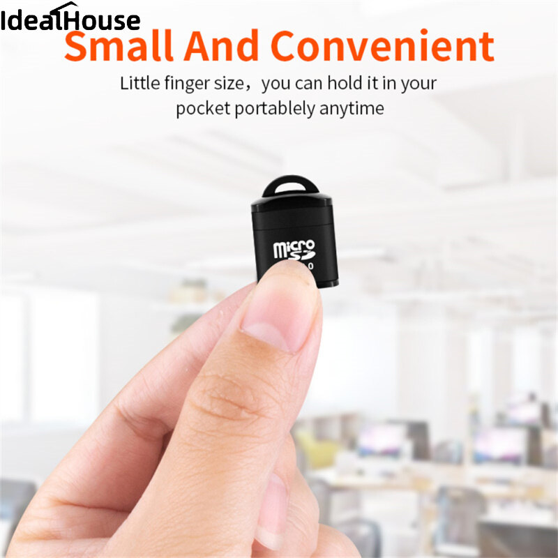 IDealHouse【Fast Delivery】Usb Micro Sd/tf Card Reader Usb 2.0 Hi-speed Mini Usb Adapter Laptop Accessories