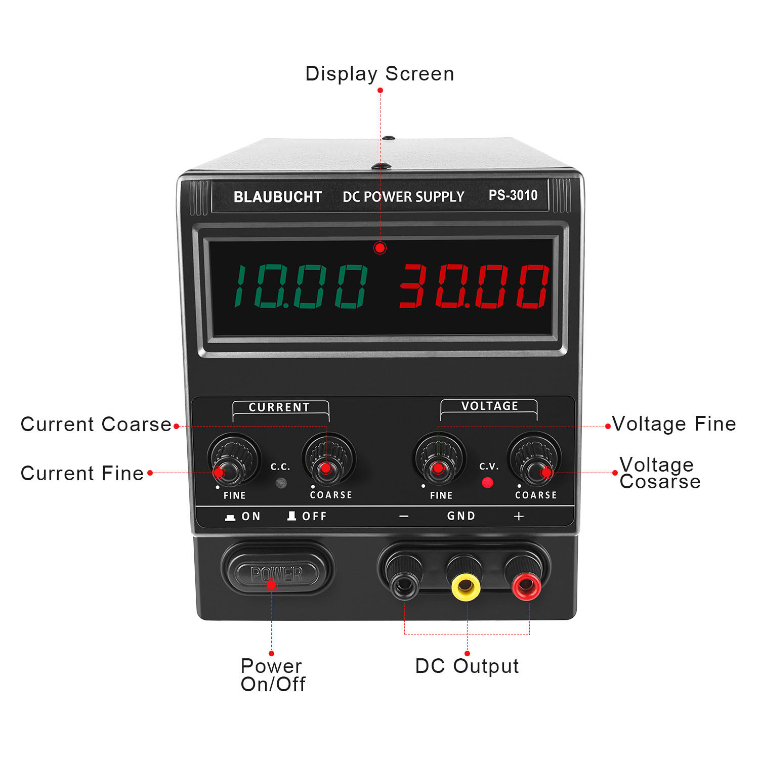 Bộ Cấp Điện Dc Cho Phòng Thí Nghiệm Công Suất Tốt Bộ Điều Chỉnh Điện Áp 60V 5A DC Cho Phòng Thí Nghiệm 4 Chữ Số Điện Thoại Di Động PCB