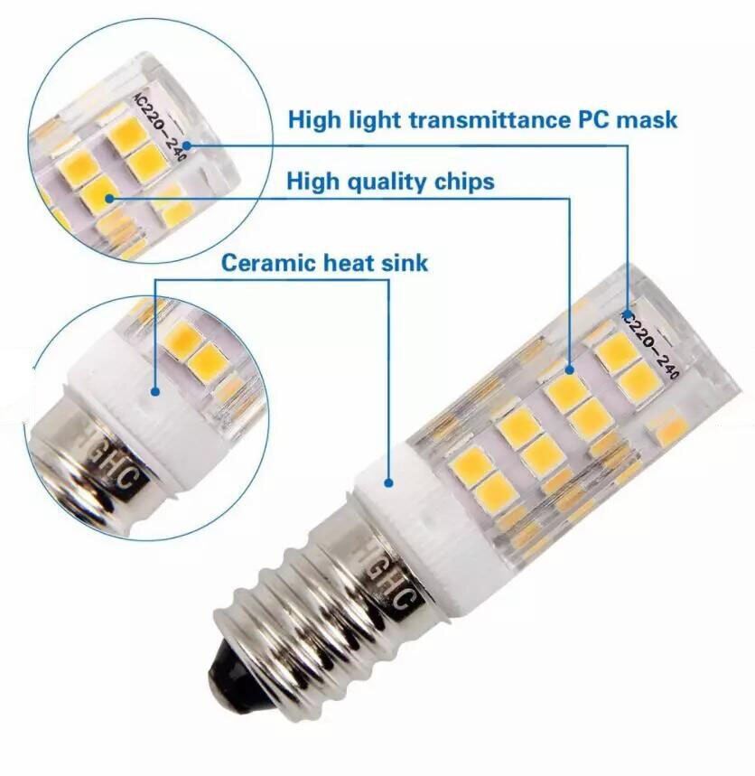 3W 5W 7W E14 bóng đèn LED đèn 220V-240V bóng đèn Ngô mini ánh sáng 2835smd 360 góc chùm thay thế đèn Đèn chùm Halogen