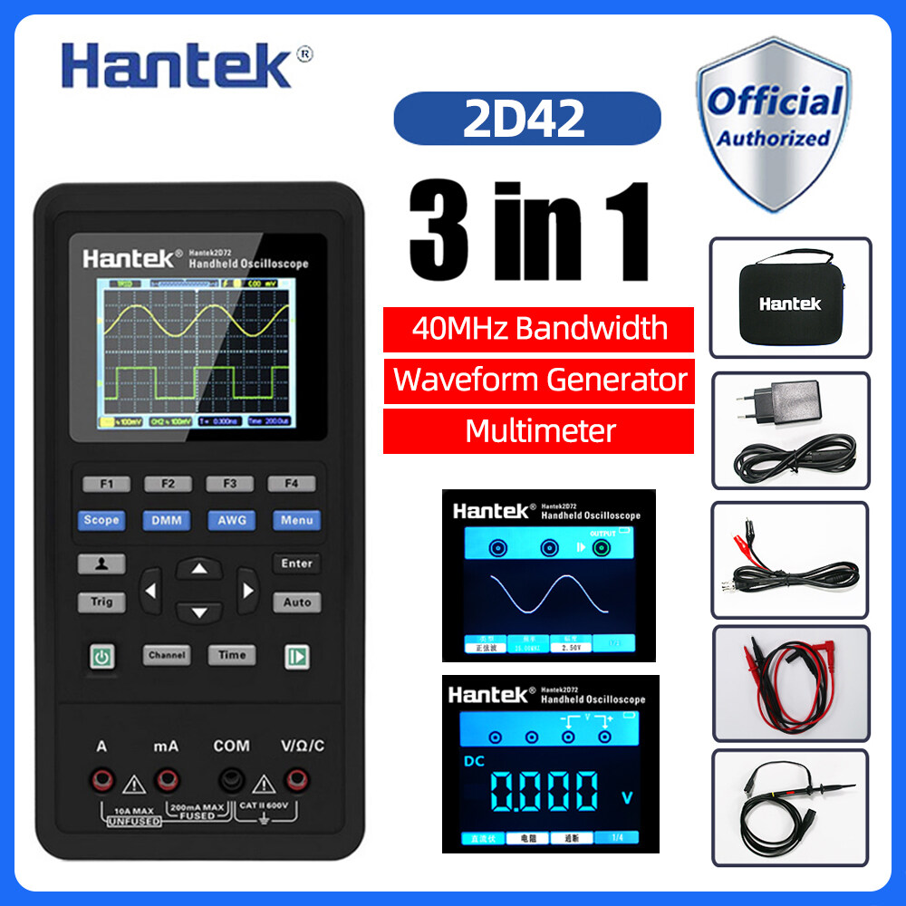 Hantek Original 2D42 2D72 Oscilloscope Digital Multimeter Tester ...