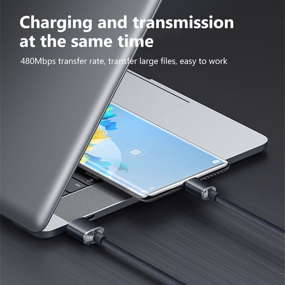 Cáp USB C 6A Cáp Type C 120W Dây Sạc Nhanh Cho Huawei Dây Dữ Liệu Cáp USB Bộ Sạc C Cho Samsung Xiaomi