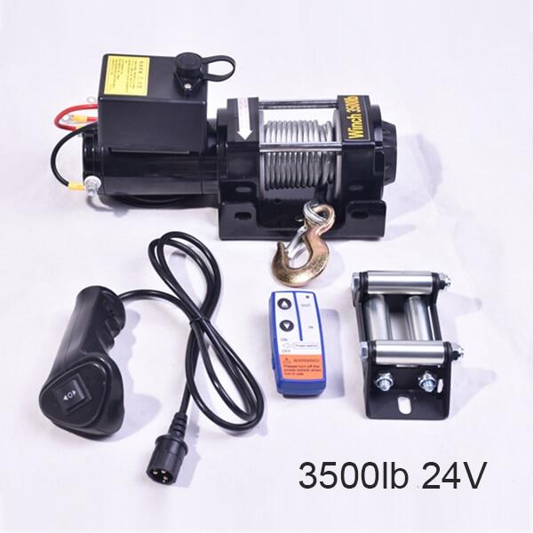 Electric Winch 3000lb 12V/24V OffRoad Heavy Duty Car Trailer ATV
