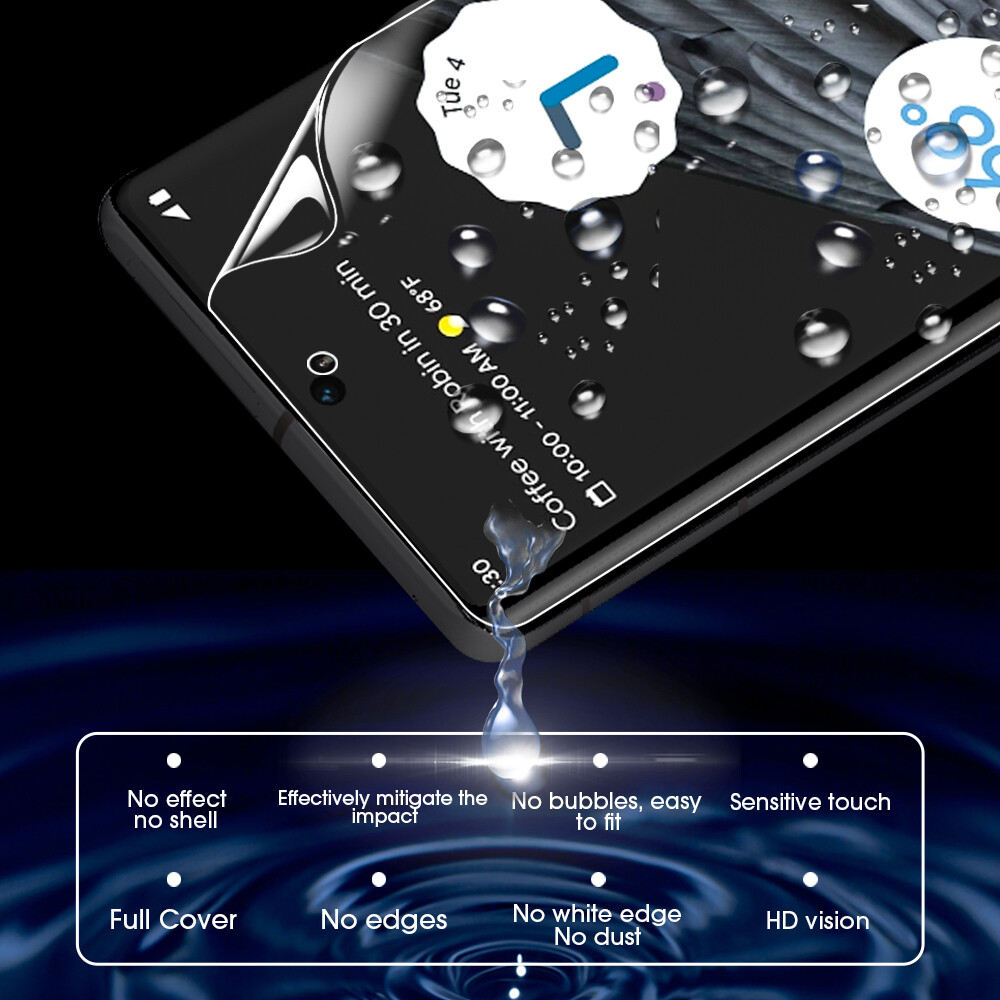 HD Hydrogel Film For Google Pixel 7A Screen Protector Camera Protection Google Pixel 7A Soft Glass