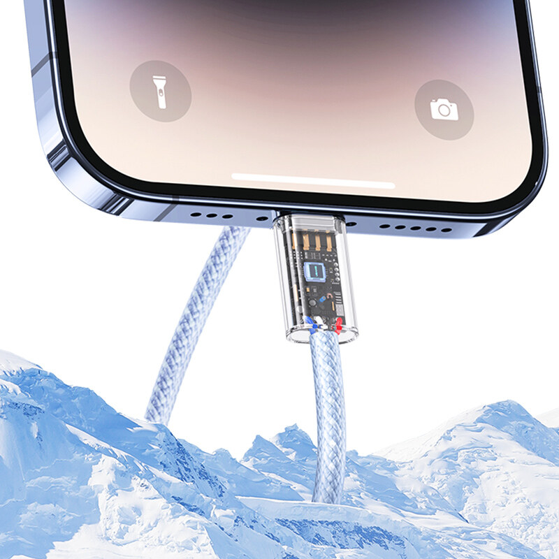 USAMS PD30W Lightning Cable Type C to Lightning Fast Charging Cable Data Transmission Cable For iPhone 14 13 12 11 Pro Max / Laptop / Tablet