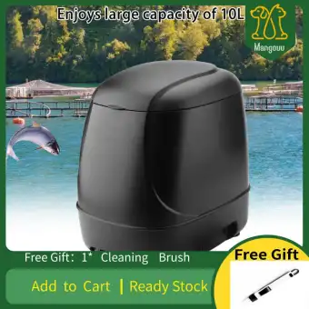 Free Gift Mangouu Outdoor Automatic Fish Feeder Fish Feeding