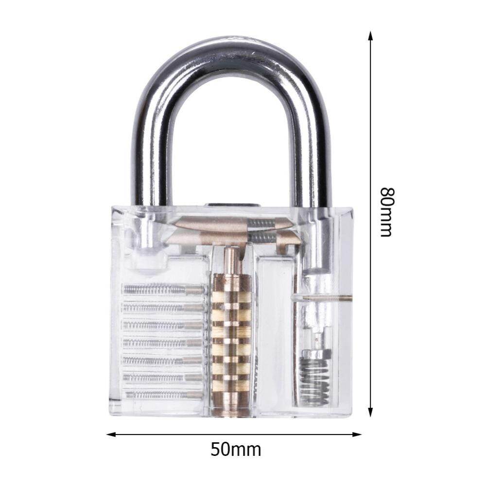 1 Bộ thợ Khóa Công Cụ minh bạch thực hành bộ nậy khóa đa chức năng thực hành mở khóa công cụ thép cho ổ khóa phần cứng cho dụng cụ cầm tay