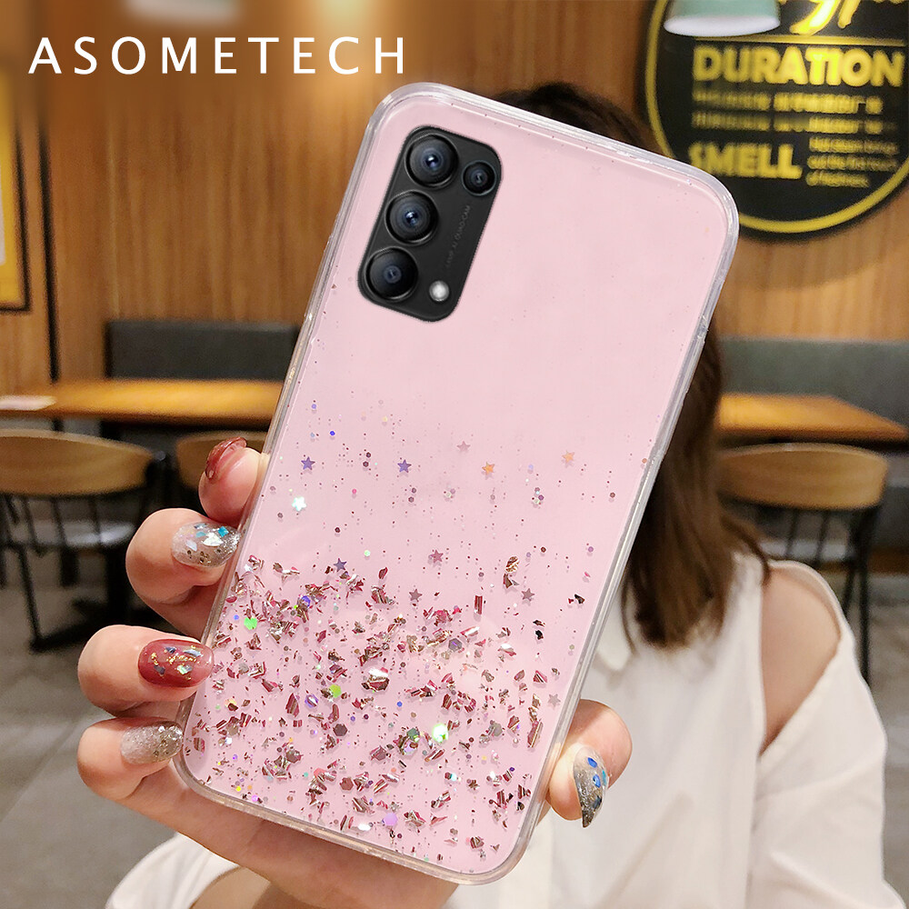 Ốp Điện Thoại Lấp Lánh Hình Ngôi Sao Lấp Lánh Dành Cho OPPO Reno 5 / OPPO Reno 5 Pro Ốp Lưng TPU Silicon Mềm