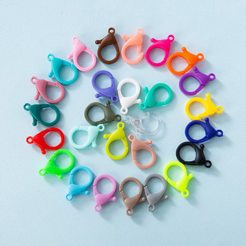 700 Pieces Set Lobster Claw Clasps Include 200 Pcs Lobster Clasps And 500 Pcs Open