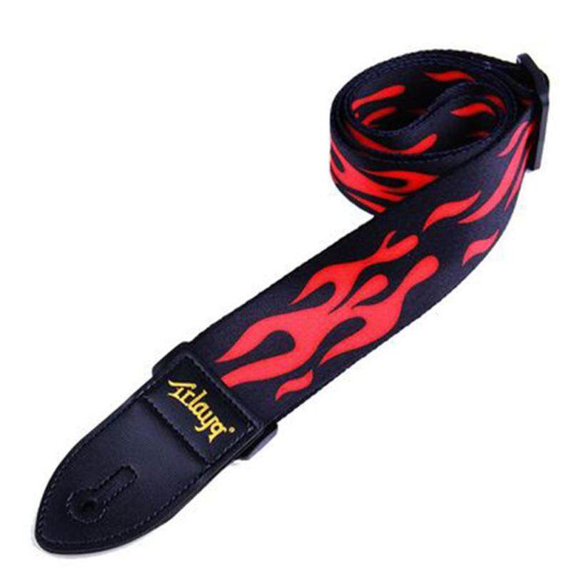UK Practical Soft Leather Thick Strap For Electric Acoustic Guitar Bass Nylon Malaysia