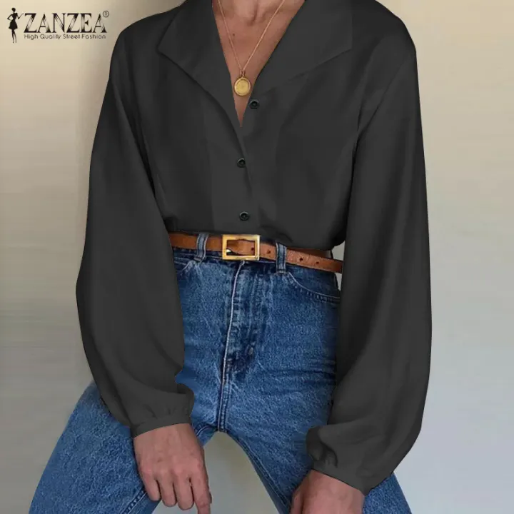 black long sleeve blouse formal