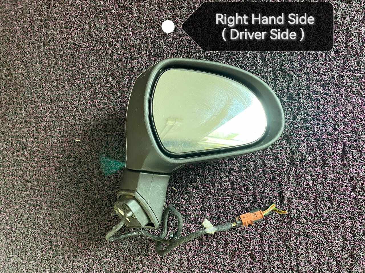 Peugeot 207 Auto Flip Side Mirror With Signal ( 9 Wires ) / Door Side Mirrors / Cermin Sisi