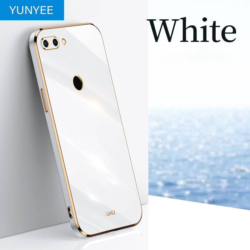 Yunyee for oppo r11s plus r11 plus oppo r15 pro r15 oppo r17 pro r17 oppo f9 pro f9 oppo f11 phone case straight edge 6d electroplated phone case for oppo r15 pro full camera protective case