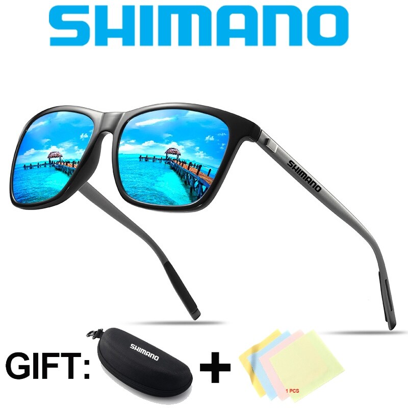Miễn Phí Vận Chuyển Shimano Kính Câu Cá Phân Cực Kính Râm Nam Nữ Kính Thể