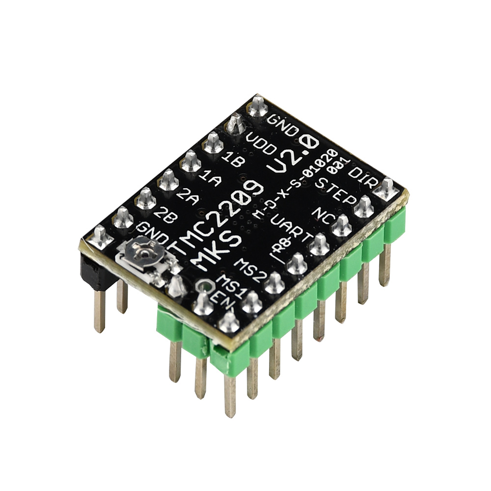 FocusAi 3D printer TMC2240 MKS TMC2209 intelligent silent stepper motor drive module with radiator, high current, high torque, DC4.5-36V