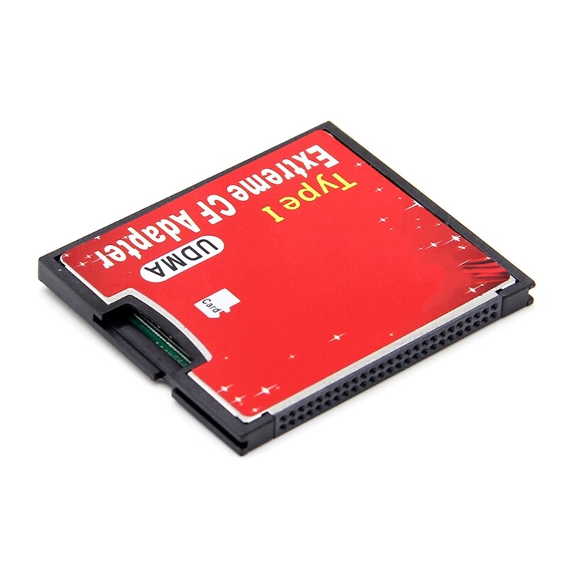 Single Port Micro-SD/SDXC TF to Compact Flash CF Type I Memory Card Reader Adapter
