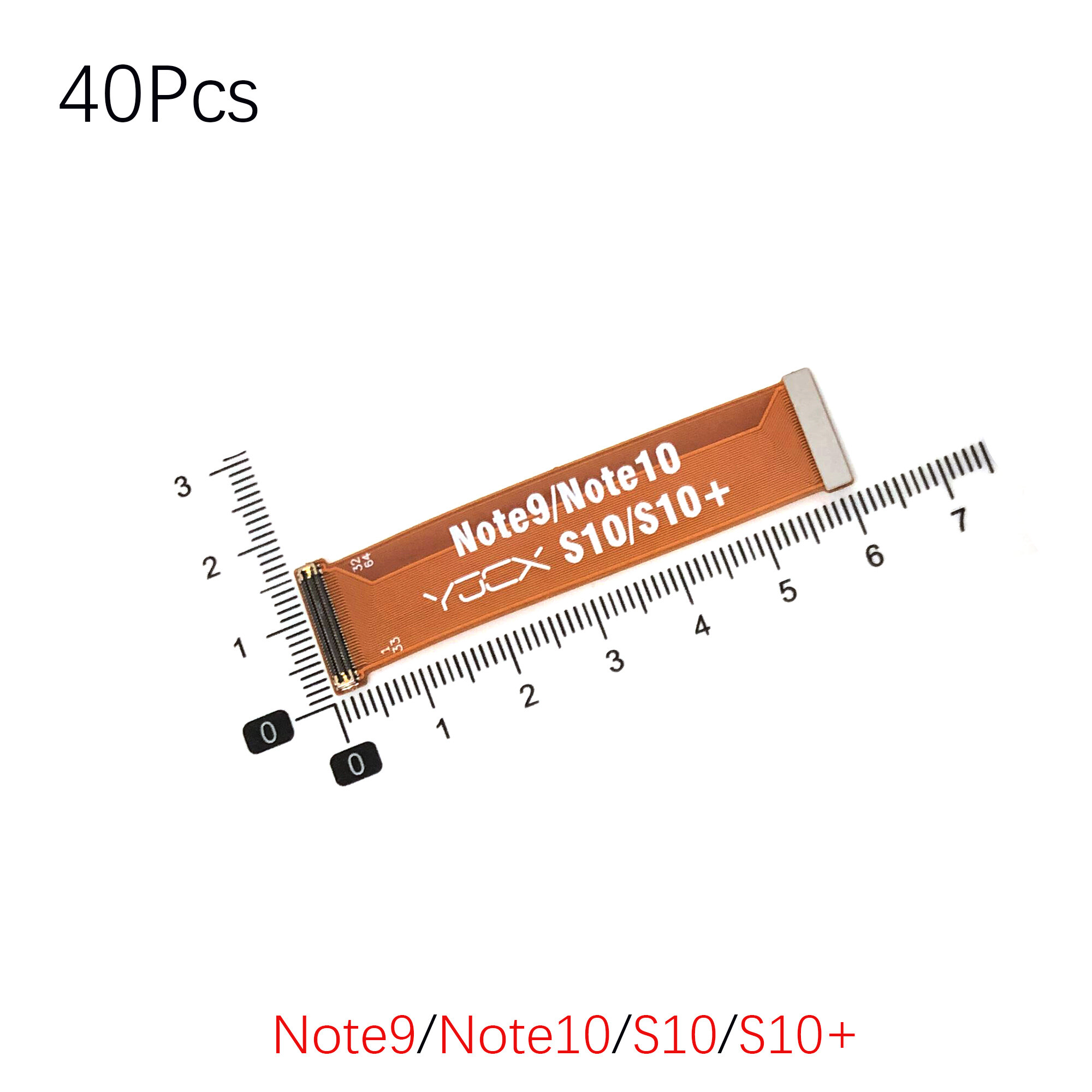 40PCS cho LCD Samsung kiểm tra S9 màn hình thẳng cáp dẻo S7 màn hình cong