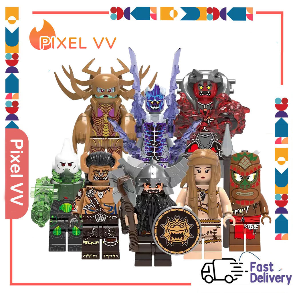 Blizzard Game Minifigures World of Warcraft StarCraft Minifigures