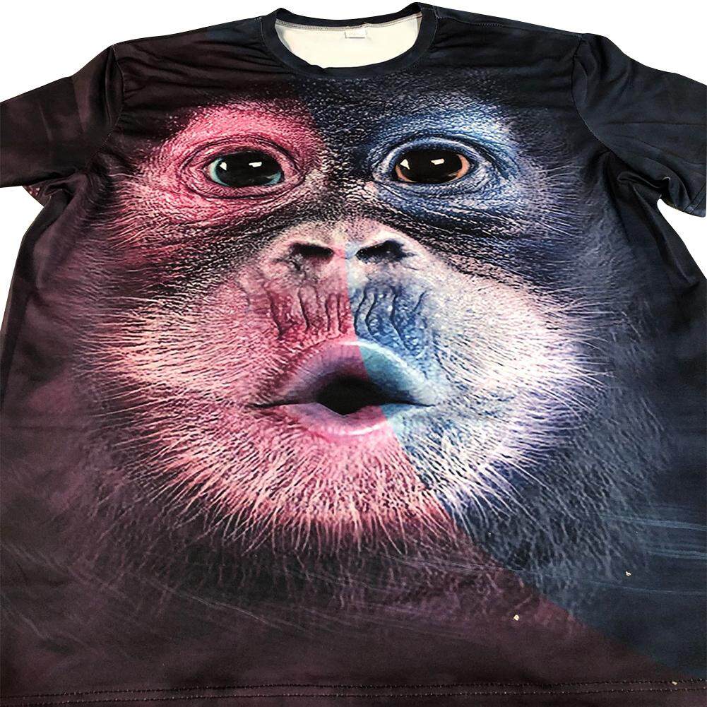 Kaus Pria 2021 Kaos Gambar 3d Hewan Monyet Kaos Oblong Mode Atasan Kasual Desain Lucu Lengan Pendek Lazada Indonesia