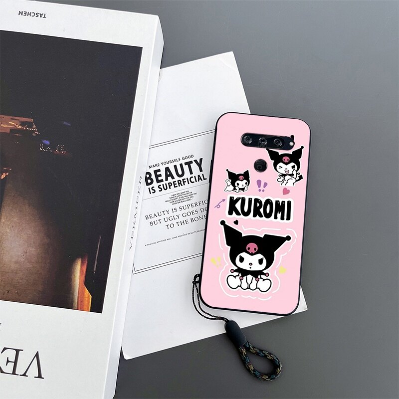 LG V40 ThinQ V40 Casing Cute Kuromi Protective Phone Case