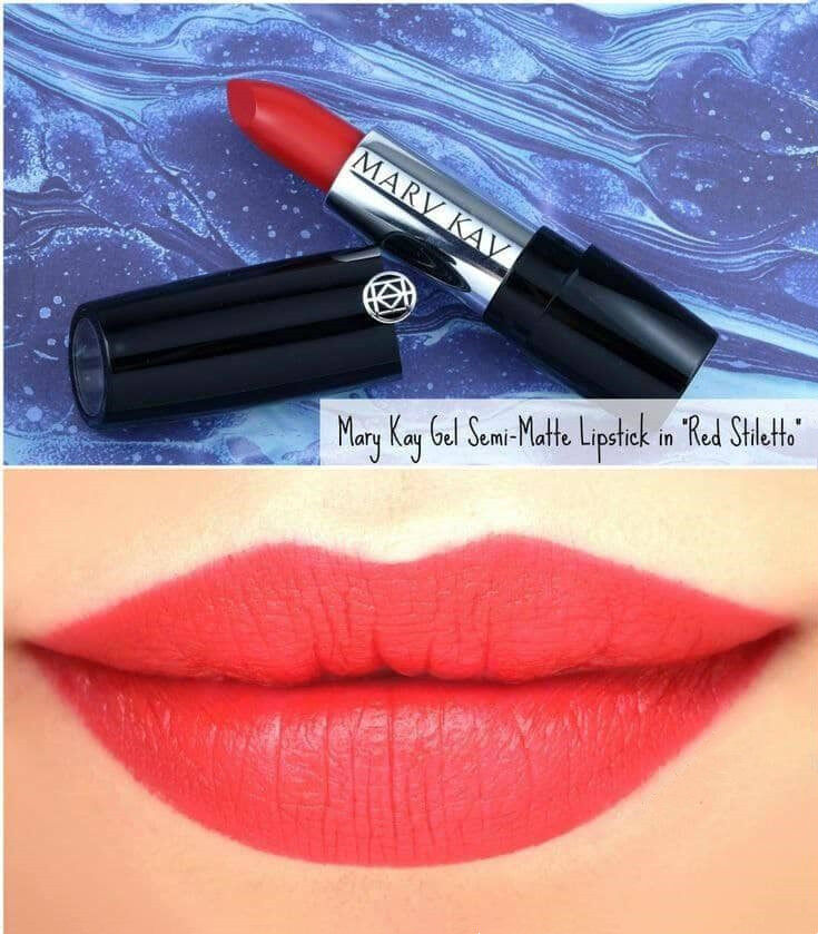 red stiletto lipstick mary kay