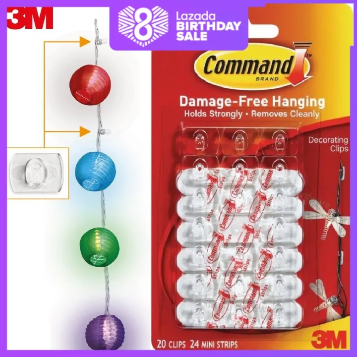 3m command clip organizers