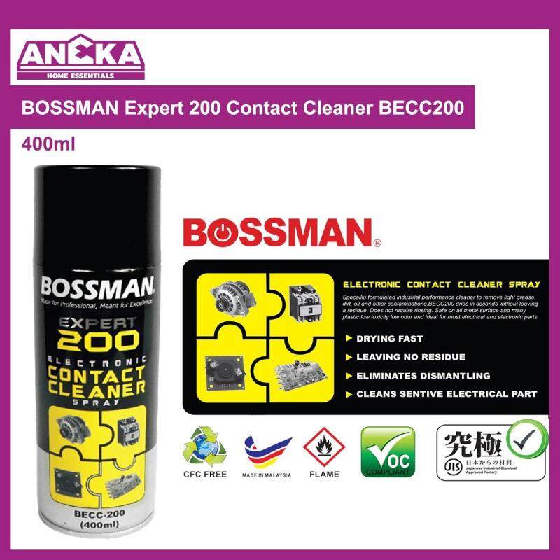 BOSSMAN Expert 200 Electronic Contact Cleaner Spray 400ml BECC200