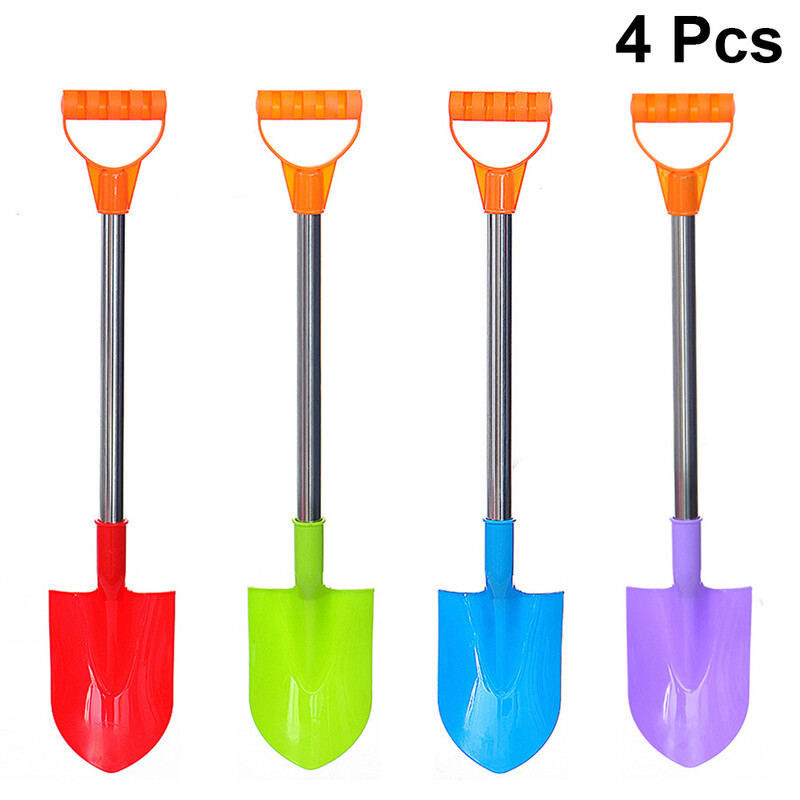 4pcs Mini Sand Shovels Plastic Dredging 
