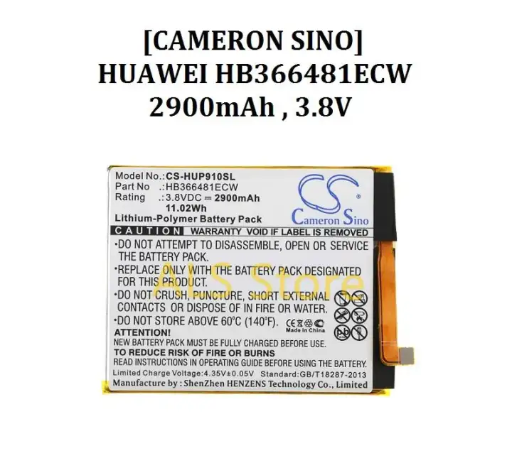 Original Battery Huawei P9 P9 Lite P10 Lite P Lite Nova Lite Pra Lx2 Hbecw 2900mah Cameron Sino X Longer Battery Series Lazada