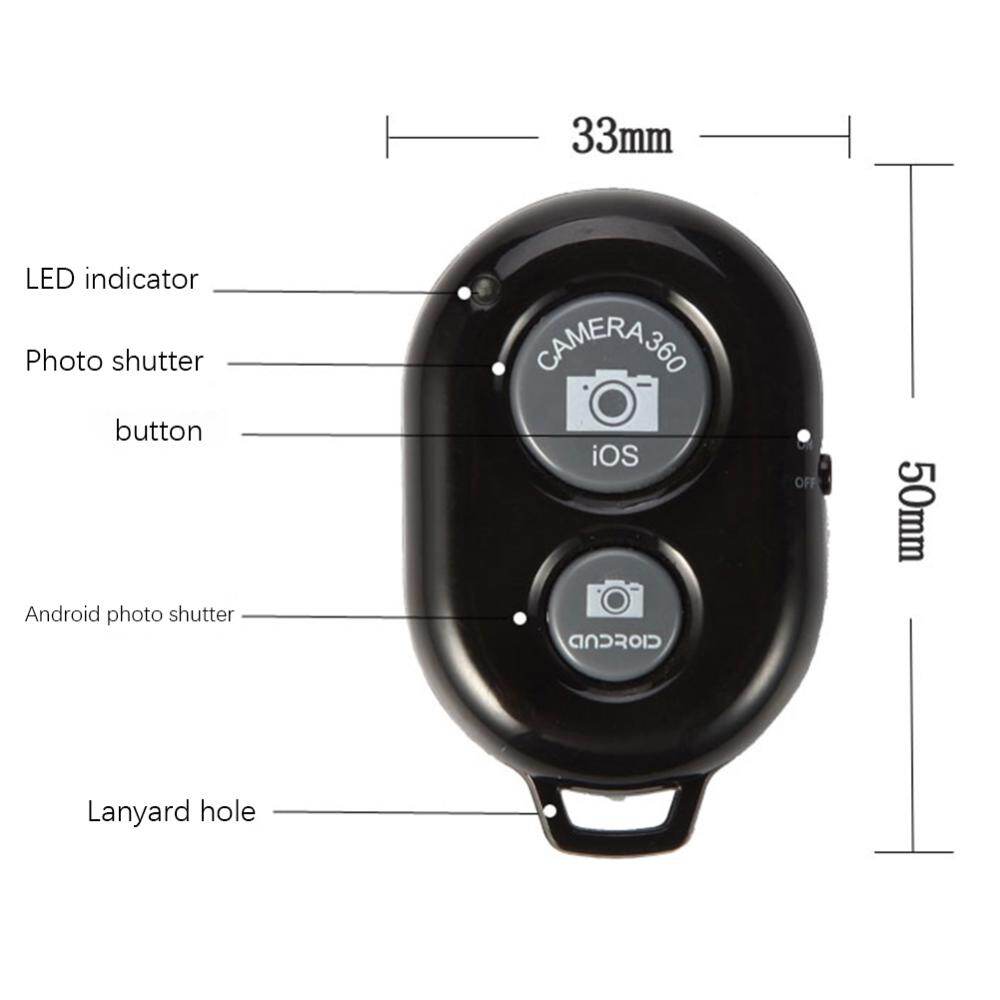 Wireless Bluetooth-compatible Phone Selfie Shutter Release Camera Remote Control
