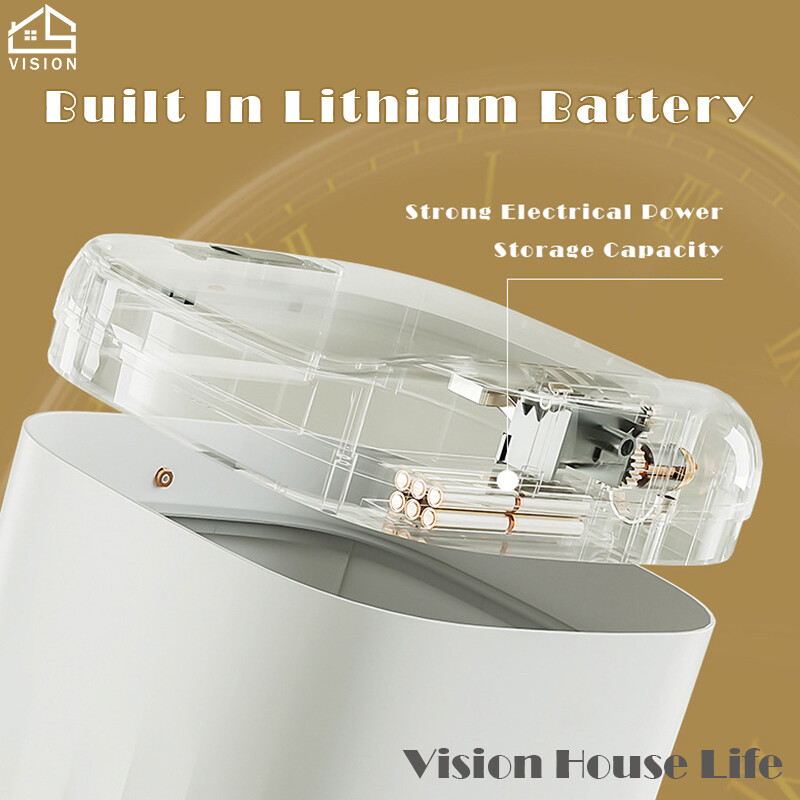 Vision Thùng Rác Tự Động Kiểu Bắc Âu 20L Thùng Rác Cảm Ứng Thông Minh Thùng Rác Thông Minh Không Chạm Thùng Rác Không Tiếp Xúc Phòng Khách Phòng Ngủ Thùng Rác Cảm Biến Tự Động Cảm Biến Thông Minh