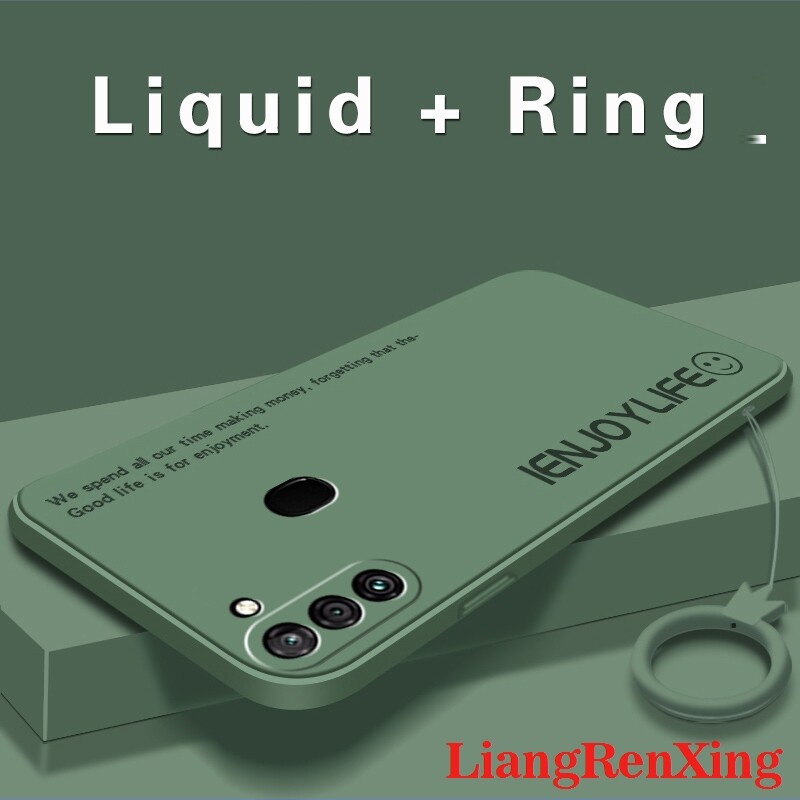 ốp lưng ốp lưng Vỏ Samsung A11 vỏ điện thoại softcase Silicone lỏng bảo vệ mịn vỏ Cản Sốc chống sốc thiết kế mới ytzimu02 đẹp viền vuông cute đẹp viền vuông cute