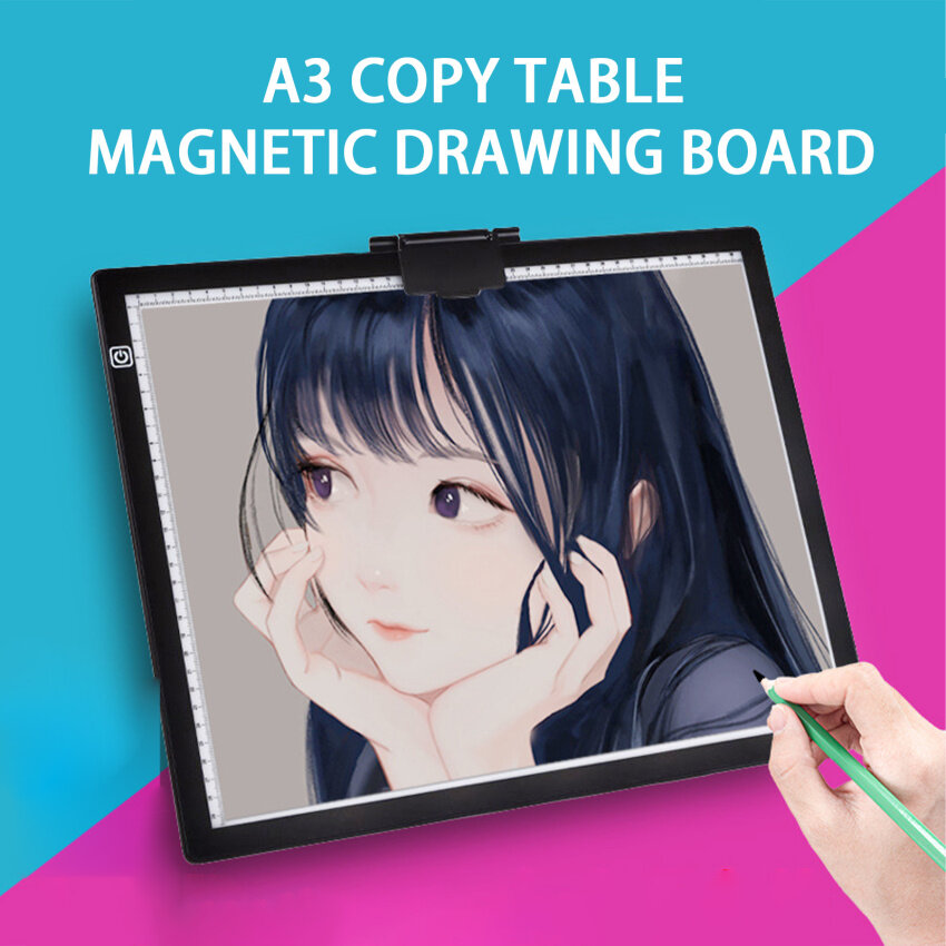 Light Box Drawing A3, LED Light Box Stepless Brightness LED Light Board