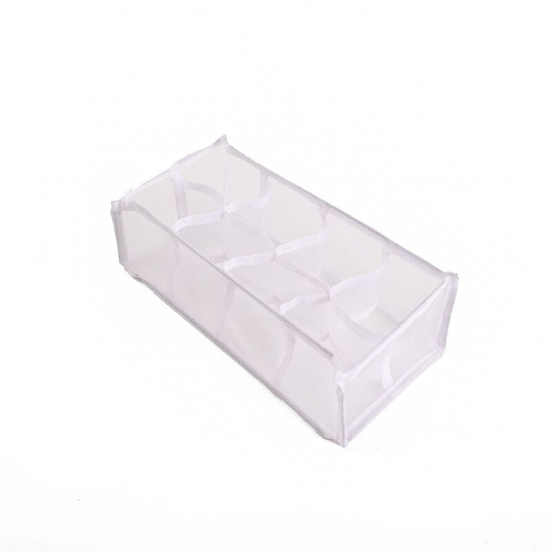 Storage Box Container Drawer Divider Lidded Closet Boxes for Ties Socks Bra Underwear Organizer