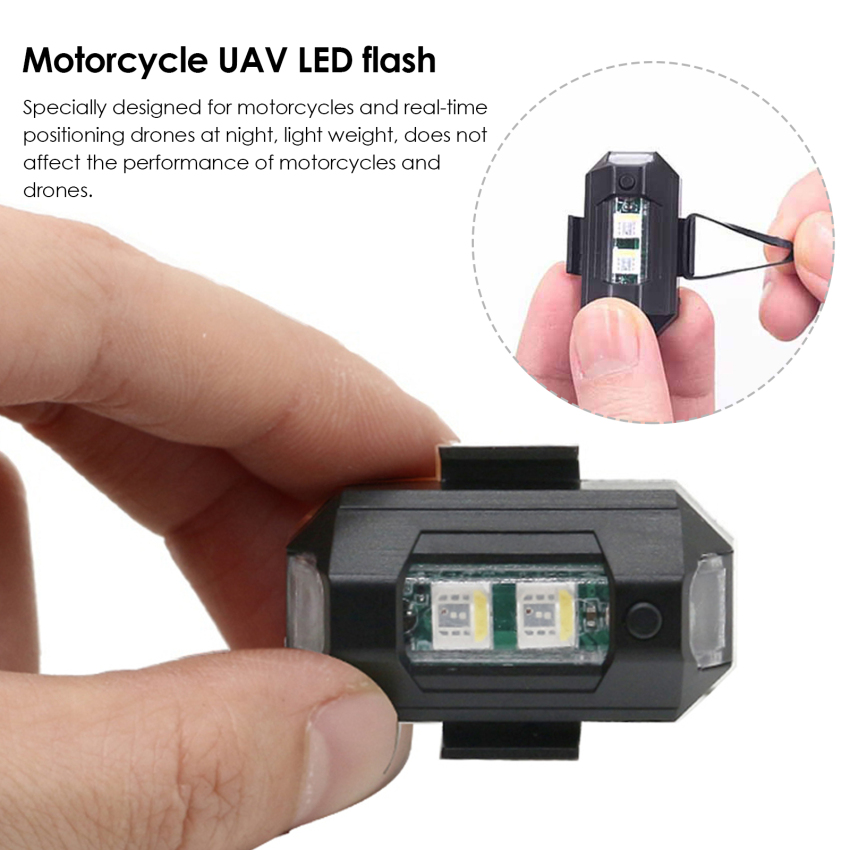 1 Bộ Đèn Nhấp Nháy Có Thể Sạc Lại Đèn LED Điều Khiển Từ Xa Điều Chỉnh Vị Trí Đèn LED Không Dây Cho Điều Khiển Từ Xa Cánh Cố Định Máy Bay Máy Bay Trực Thăng Phụ Tùng Tự Làm Cáp Sạc USB