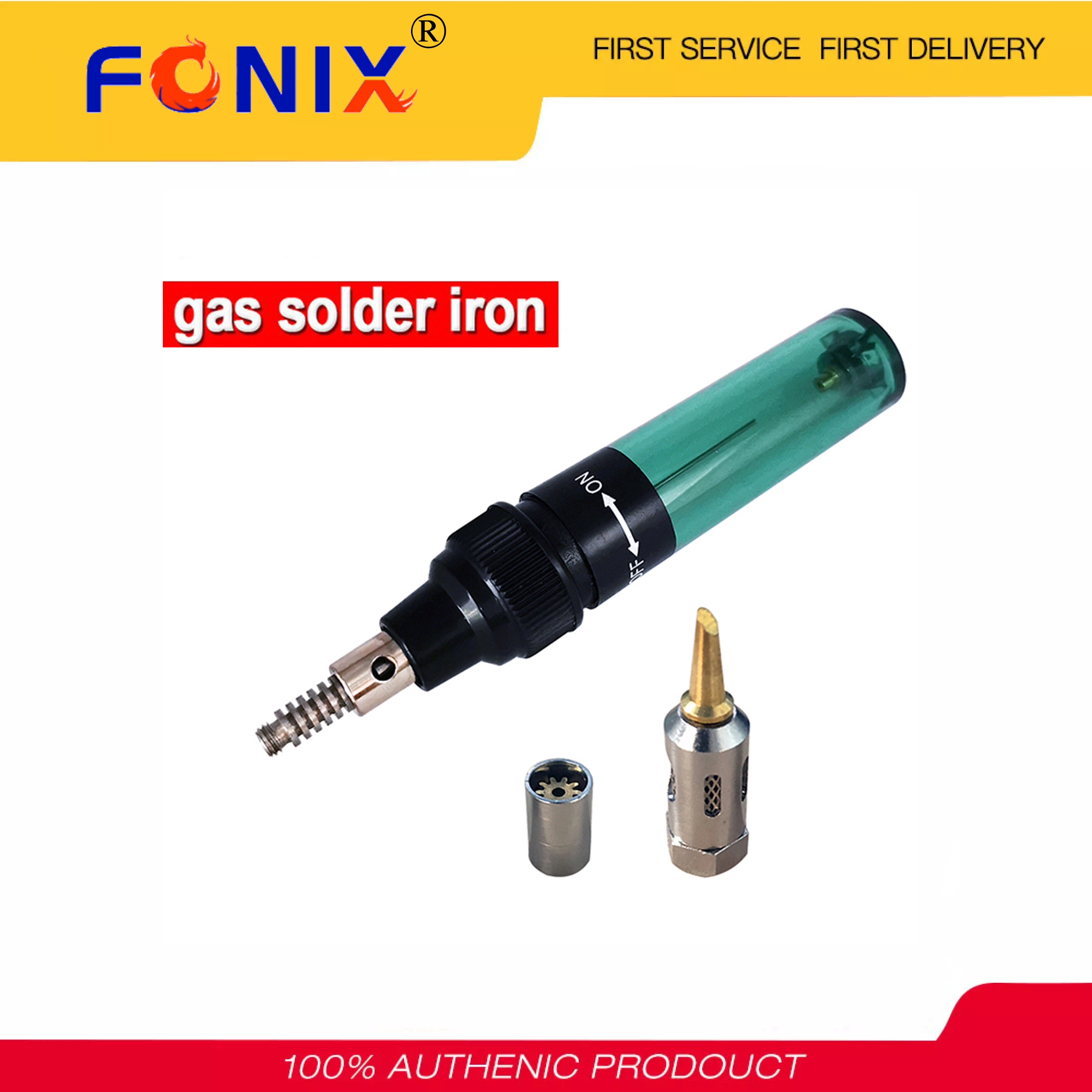 FONIX 1300 Celsius Gas Soldering Iron Welding Irons Welding Pen Blow Torch Gas Cordless Tip Tool set