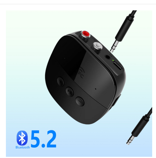 Bluetooth 5.0 audio receiver rca 3.5mm aux jack car stereo player adapter with mic for car speaker
